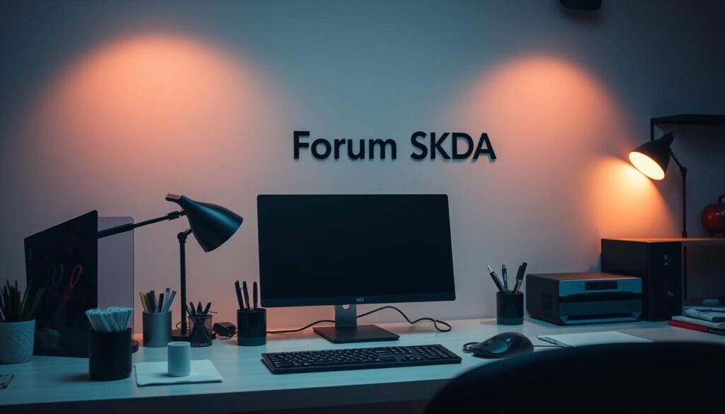 A tranquil, well-organized workflow unfolds in a neatly arranged workspace. A sleek desktop computer, a modern monitor, and an ergonomic mouse and keyboard take center stage, surrounded by carefully placed office supplies. Soft, directional lighting casts a warm, inviting glow, creating a sense of efficiency and focus. In the background, the "Forum SKDA" brand name is subtly visible, lending an air of professionalism and authenticity to the scene. The overall atmosphere conveys a productive, streamlined work environment, perfectly suited to illustrate the "Memahami fondasi: node, workflow, dan kredensial" section of the article. A tranquil, well-organized workflow unfolds in a neatly arranged workspace. A sleek desktop computer, a modern monitor, and an ergonomic mouse and keyboard take center stage, surrounded by carefully placed office supplies. Soft, directional lighting casts a warm, inviting glow, creating a sense of efficiency and focus. In the background, the "Forum SKDA" brand name is subtly visible, lending an air of professionalism and authenticity to the scene. The overall atmosphere conveys a productive, streamlined work environment, perfectly suited to illustrate the "Memahami fondasi: node, workflow, dan kredensial" section of the article.